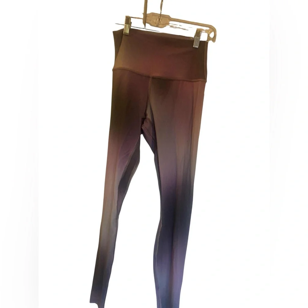 NWT Lululemon align HR pants 28” AURORA HAZE PURPLE MULTI Size 6